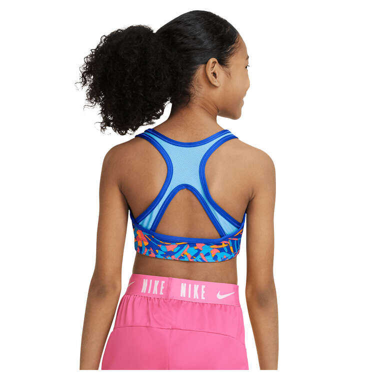 Nike Girls Swoosh Reversible SE Plus Bra, Blue/Print, rebel_hi-res