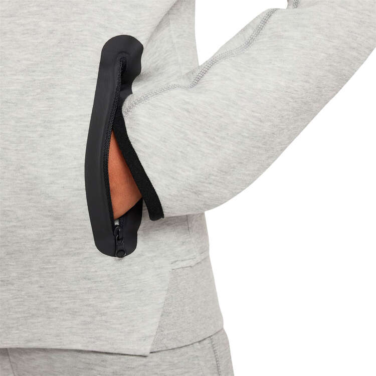 Nike Kids Sportswear Tech Fleece Jacket, Grey/Black, rebel_hi-res