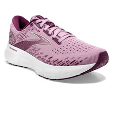 Brooks Glycerin 20 Womens Running Shoes, Pink/White, rebel_hi-res