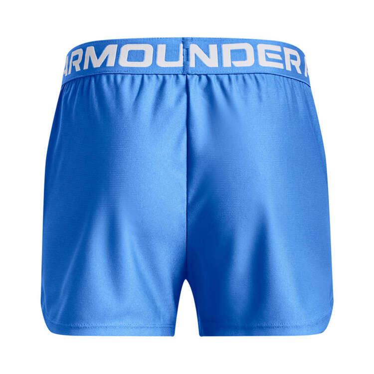 Under Armour Girls Play Up Shorts, Blue, rebel_hi-res