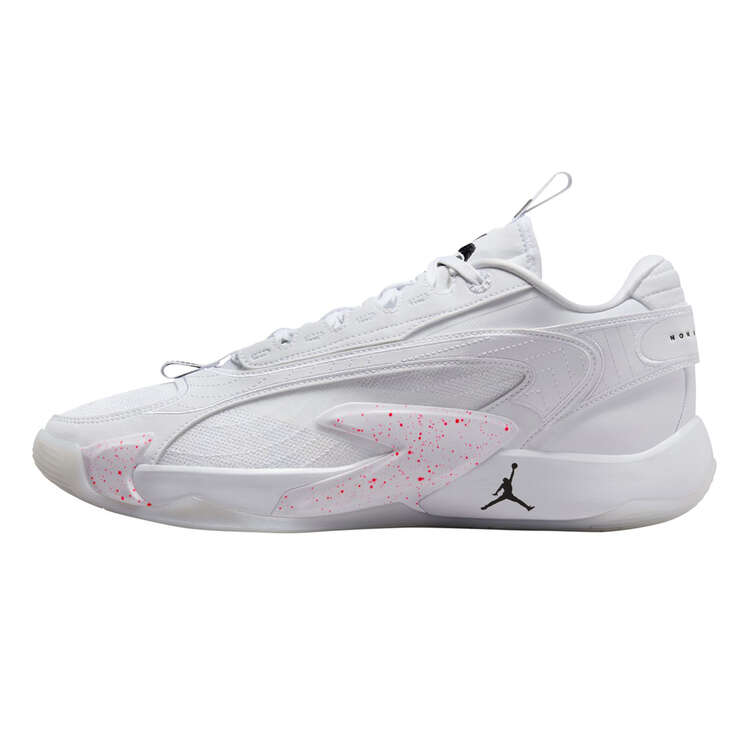 Jordan Luka 2 White Hyper Pink Basketball Shoes, White, rebel_hi-res