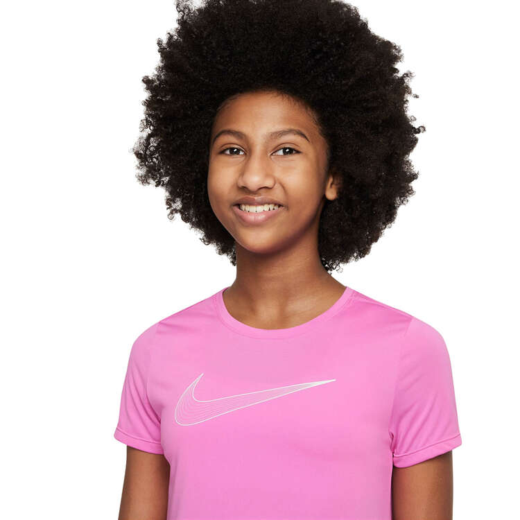 Nike One Kids Dri-FIT Training Tee, Pink, rebel_hi-res