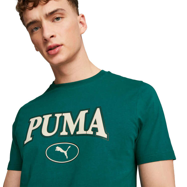 Puma Mens Squad Tee, Green, rebel_hi-res
