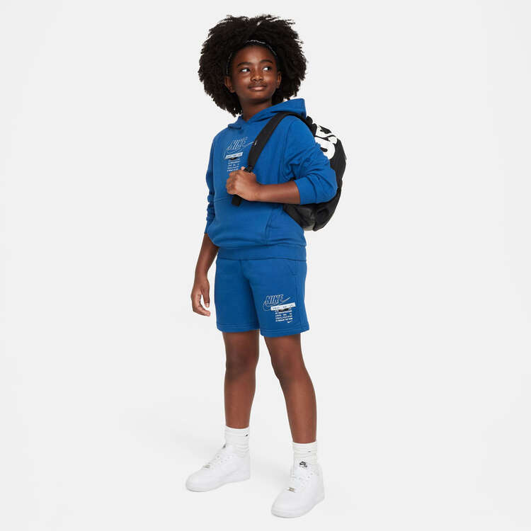 Nike Kids Sportswear Club Fleece French Terry Shorts, Blue, rebel_hi-res