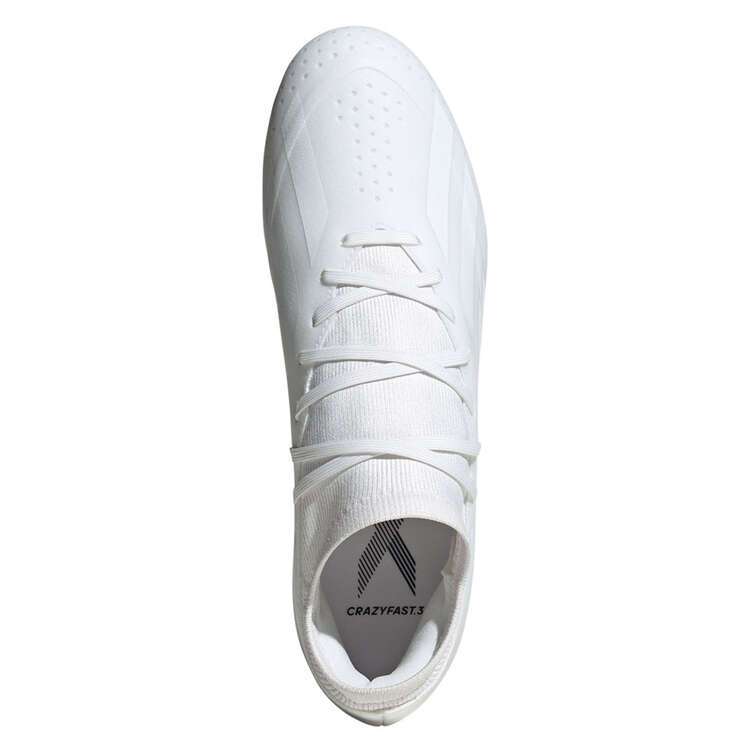 adidas X Crazyfast .3 Football Boots, White, rebel_hi-res