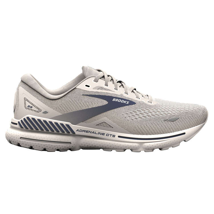 Brooks Adrenaline GTS 23 Mens Running Shoes Grey/Blue US 8, Grey/Blue, rebel_hi-res
