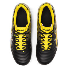 Asics Lethal Tigreor IT FF 2 Kids Football Boots, Black/Yellow, rebel_hi-res