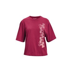 Under Armour Girls Live Meet and Greet Tee Red/Pink XS, , rebel_hi-res