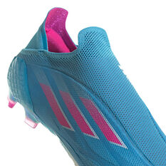 adidas X Speedflow + Football Boots Blue/Pink US Mens 13 / Womens 14, Blue/Pink, rebel_hi-res