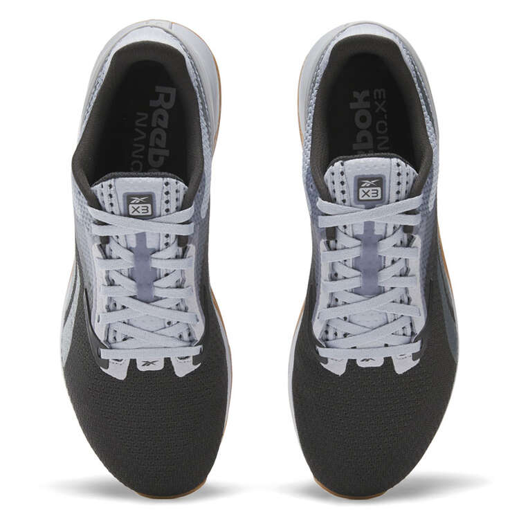 Reebok Nano X3 Mens Training Shoes, Grey/Black, rebel_hi-res