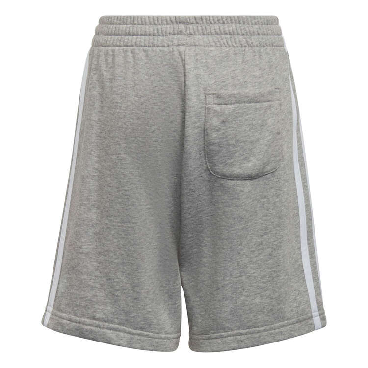 adidas Kids Essentials 3 Stripes Shorts, Grey, rebel_hi-res