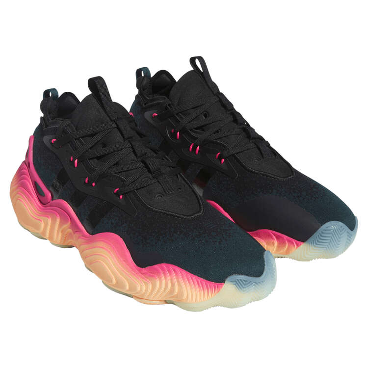 adidas Trae Young 3 Basketball Shoes, Pink/Black, rebel_hi-res