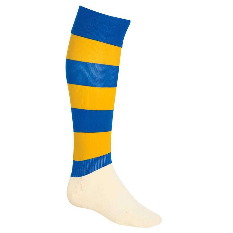 Burley  Football Socks, Royal  /  gold, rebel_hi-res