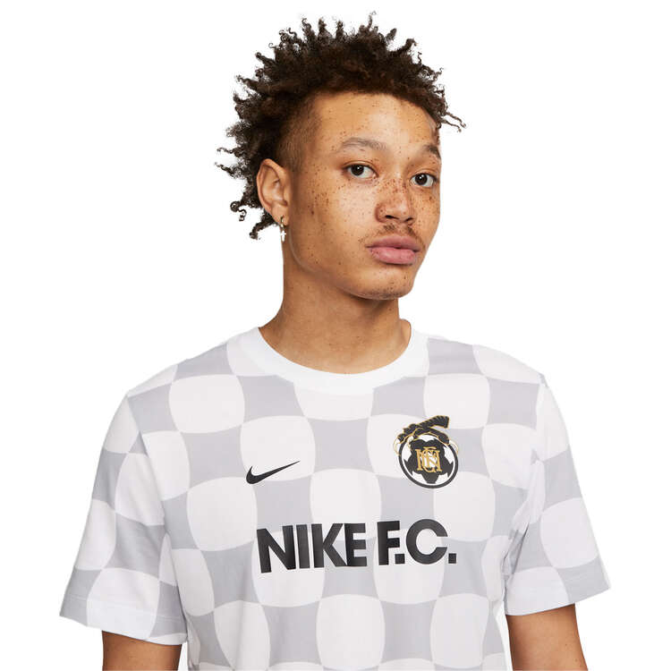 Nike Mens Dri-FIT FC Football Tee, White, rebel_hi-res