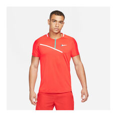 NikeCourt Mens Dri-FIT Slam Ultimate Tennis Polo Red XS, Red, rebel_hi-res