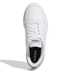 adidas Breaknet Womens Casual Shoes, White/Brown, rebel_hi-res