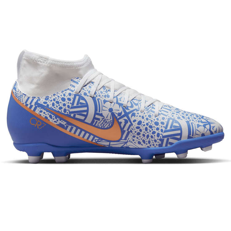 Nike Mercurial Superfly 9 CR7 Kids Boots White/Blue US 1 | Sport