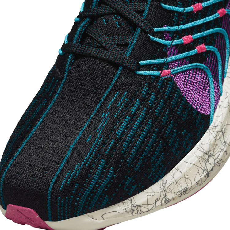 Nike Pegasus Turbo Next Nature Womens Running Shoes, Black/Pink, rebel_hi-res