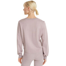 Puma Womens Exhale Relaxed Training Pullover, Fig, rebel_hi-res