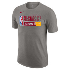 Nike Mens All Star Essential NBA Logo Tee, Grey, rebel_hi-res