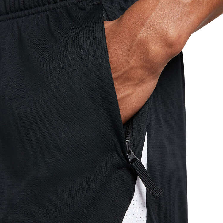 Nike Mens Dri-FIT 5-inch Soccer Shorts, Black/White, rebel_hi-res