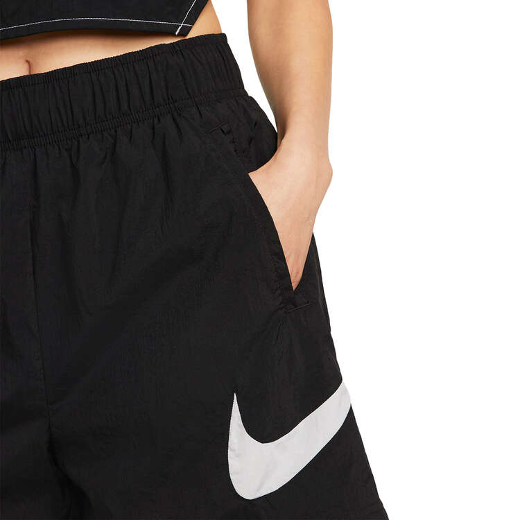 Nike Womens Sportswear Essential Woven Shorts, Black, rebel_hi-res