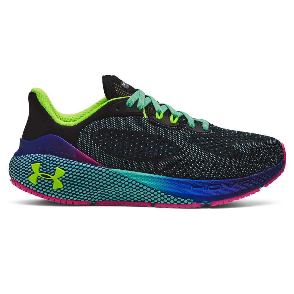 Under Armour HOVR Machina 3 Womens Running Shoes Black/Green US 6.5 ...