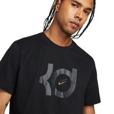 Nike Mens Dri-FIT KD logo Tee, Black, rebel_hi-res