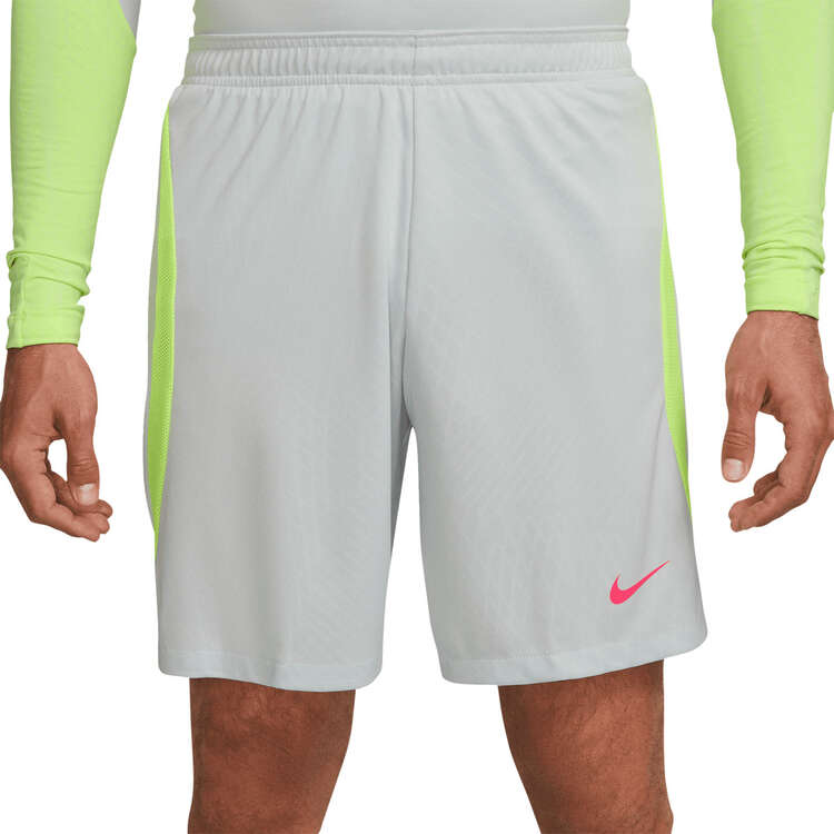 Nike Mens Dri-FIT Strike Football Shorts, Grey, rebel_hi-res