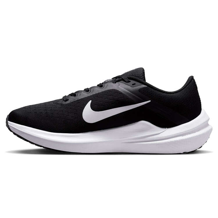 Nike Air Winflo 10 Womens Running Shoes, Black/White, rebel_hi-res