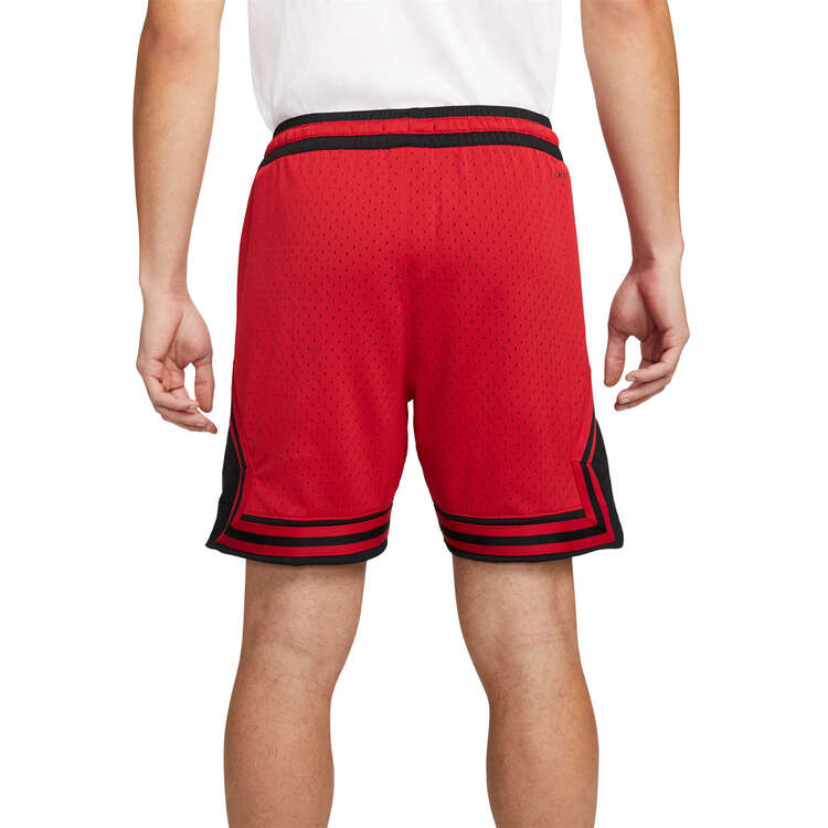 Jordan Mens Dri-FIT Air Diamond Shorts Red/Black XL, Red/Black, rebel_hi-res