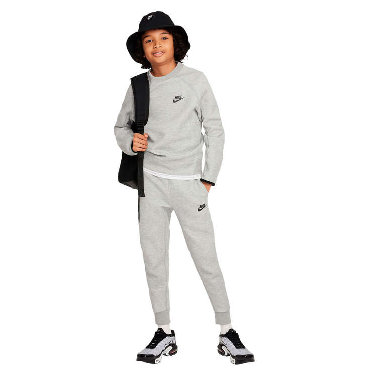 Nike Kids Sportswear Tech Fleece Track Pants, Grey/Black, rebel_hi-res