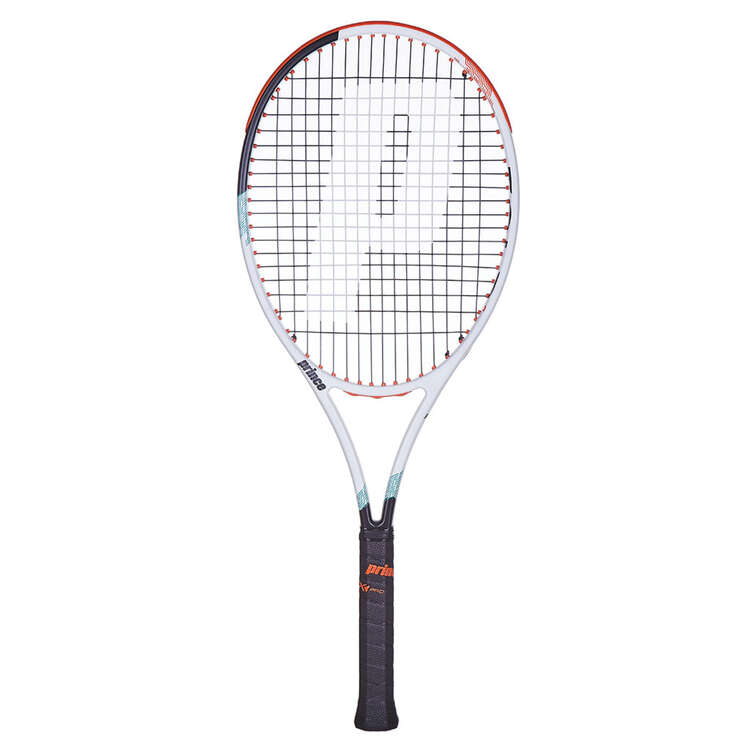 Prince Tour 100 Tennis Racquet White/Orange 4 1/4 inch, White/Orange, rebel_hi-res