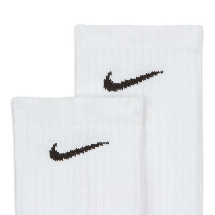 Nike Unisex Cushion Crew 3 Pack Socks White XL - MEN 12-15, White, rebel_hi-res