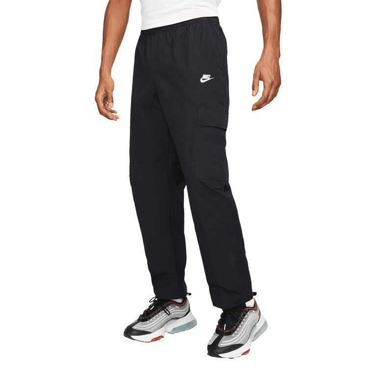 Nike Mens Club Woven Cargo Pants Black XS, Black, rebel_hi-res