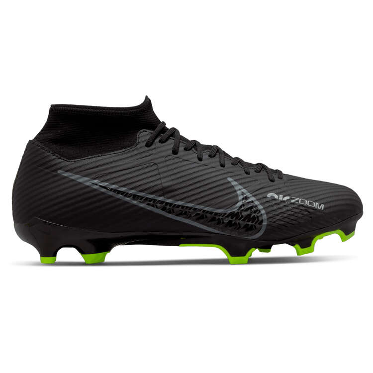 Nike Zoom Mercurial Superfly 9 Academy Football Boots Black/Grey Mens 6 / Womens 7.5 | Rebel Sport