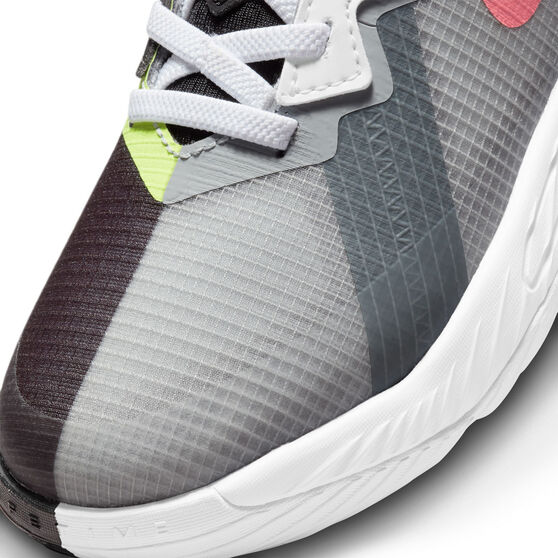 Nike LeBron 18 Low x Space Jam: A New Legacy Kids Basketball Shoes Grey US 11, Grey, rebel_hi-res