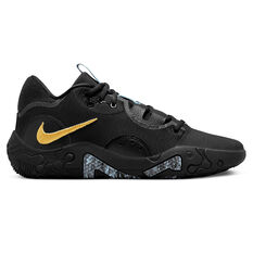 Nike PG 6 Basketball Shoes Black/Gold US 7, Black/Gold, rebel_hi-res