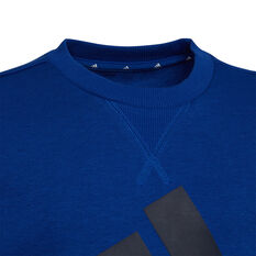 adidas Boys Essential Big Logo Sweatshirt, Royal Blue, rebel_hi-res