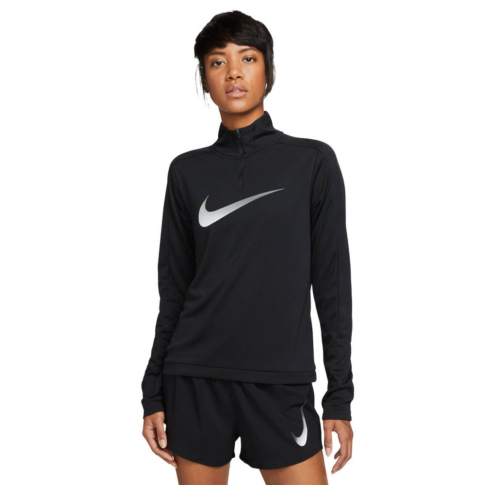 Nike Womens Dri-FIT Swoosh 1/4 Zip Running Top | Rebel Sport