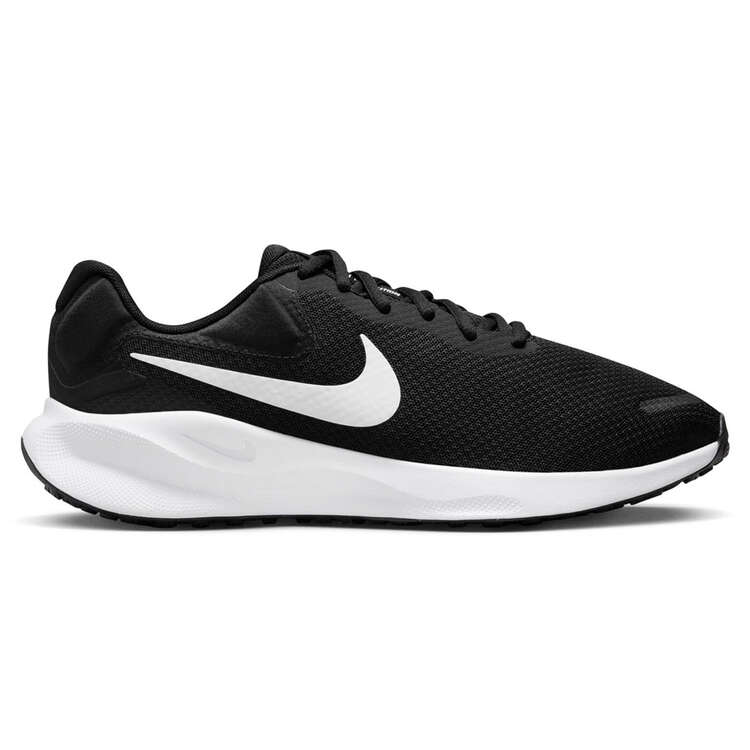 Nike Revolution 7 4E Mens Running Shoes Black/White US 7, Black/White, rebel_hi-res