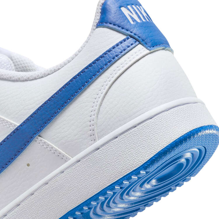 Nike Court Vision Low Next Nature Mens Casual Shoes, White/Blue, rebel_hi-res