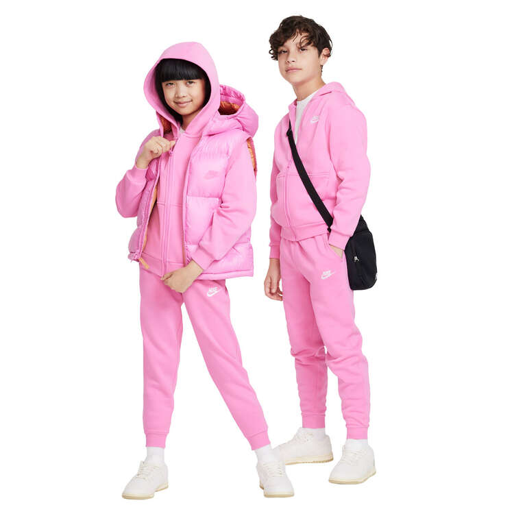 Nike Kids Sportswear Club Fleece Pants, Pink, rebel_hi-res