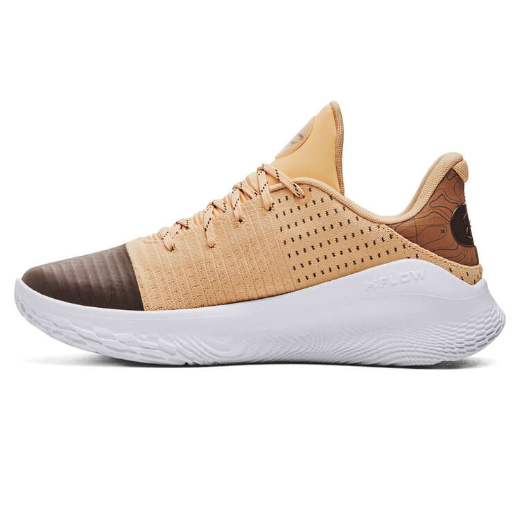 Under Armour Curry 4 Flotro Camp Curry Basketball Shoes, Tan, rebel_hi-res