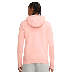 Nike Womens Sportswear Essentials Full Zip Hoodie, Pink, rebel_hi-res