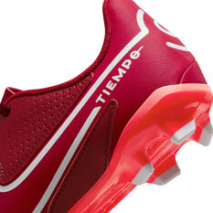 Nike Tiempo Legend 9 Club Kids Football Boots, Red/Green, rebel_hi-res
