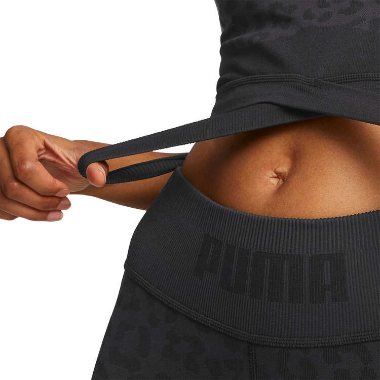 Puma Womens FormKnit Fashion Sports Bra Black XL, Black, rebel_hi-res