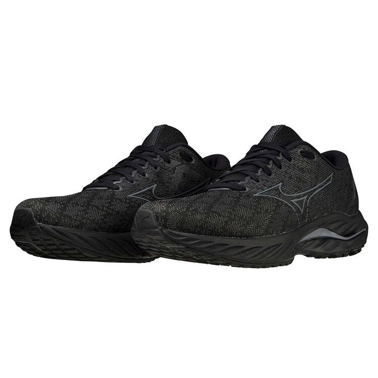 Mizuno Wave Inspire 19 Mens Running Shoes, Black, rebel_hi-res