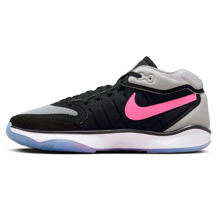 Nike Air Zoom G.T. Hustle 2 Basketball Shoes Black/White US Mens 7 / Womens 8.5, Black/White, rebel_hi-res