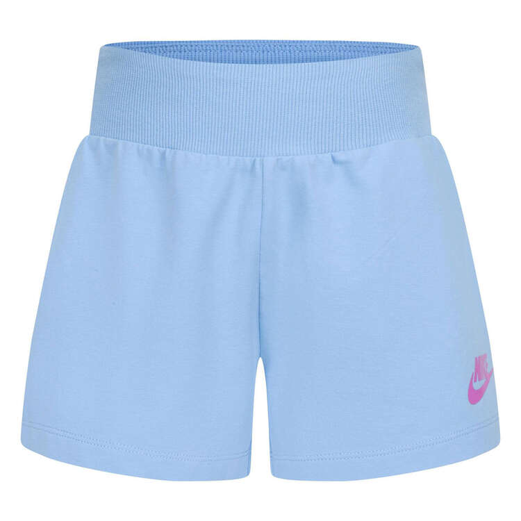 Nike Junior Kids Jersey Shorts Blue 4, Blue, rebel_hi-res